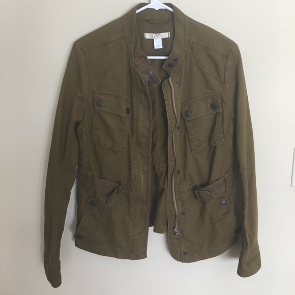 LOFT Jackets & Blazers - Loft Utility Jacket - Olive Green